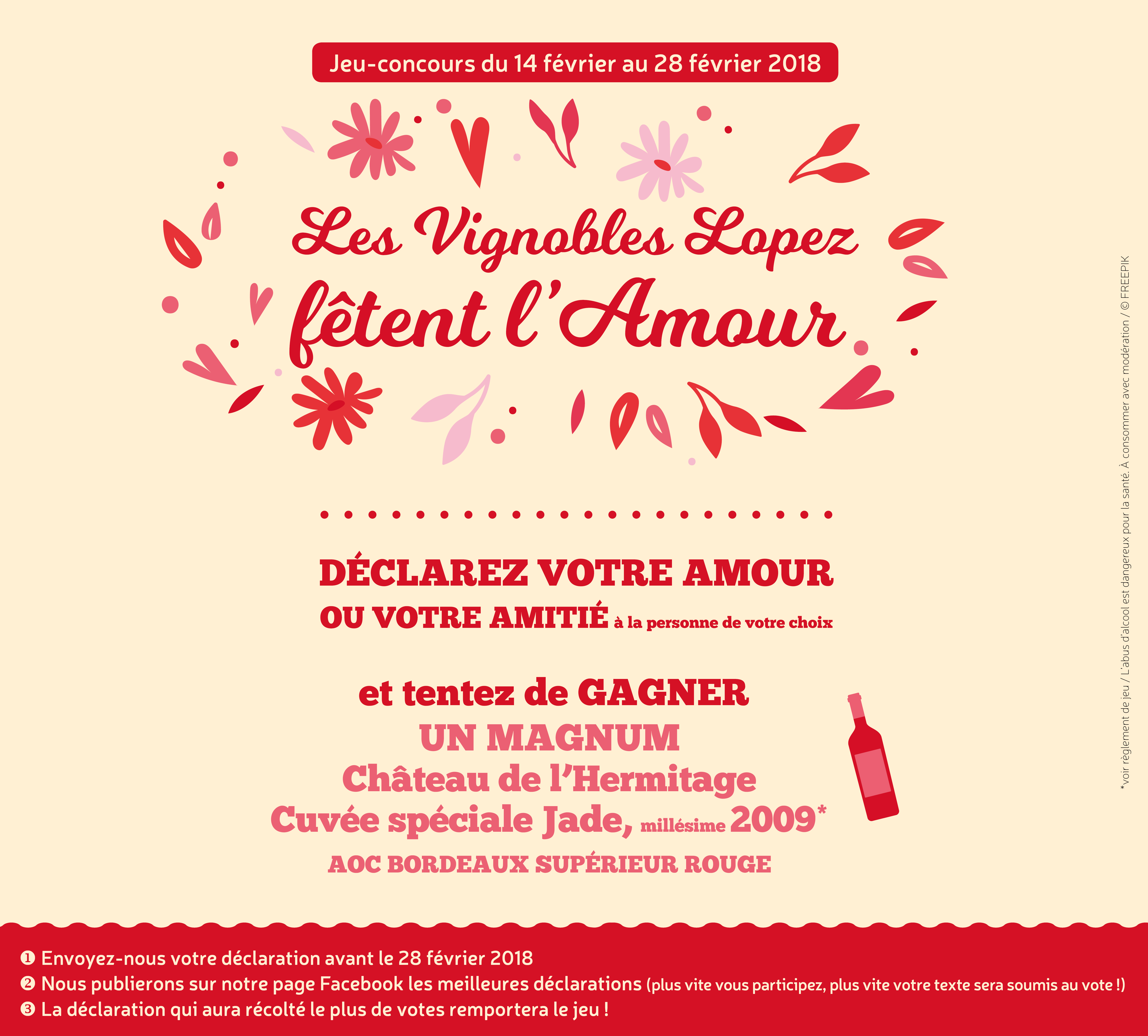 Les Vignobles Lopez fêtent l’Amour