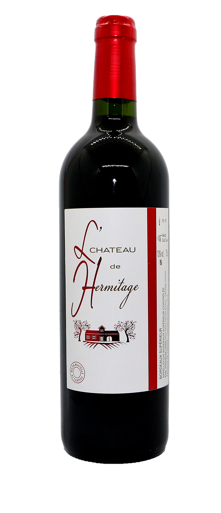 Vin rouge bio Bordeaux