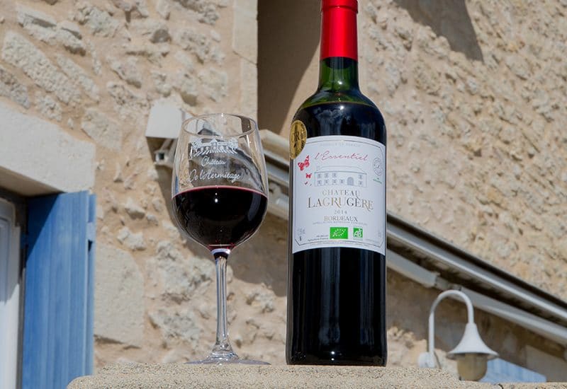 Château Lagrugère médaillé vin bio Bordeaux Vignobles Lopez